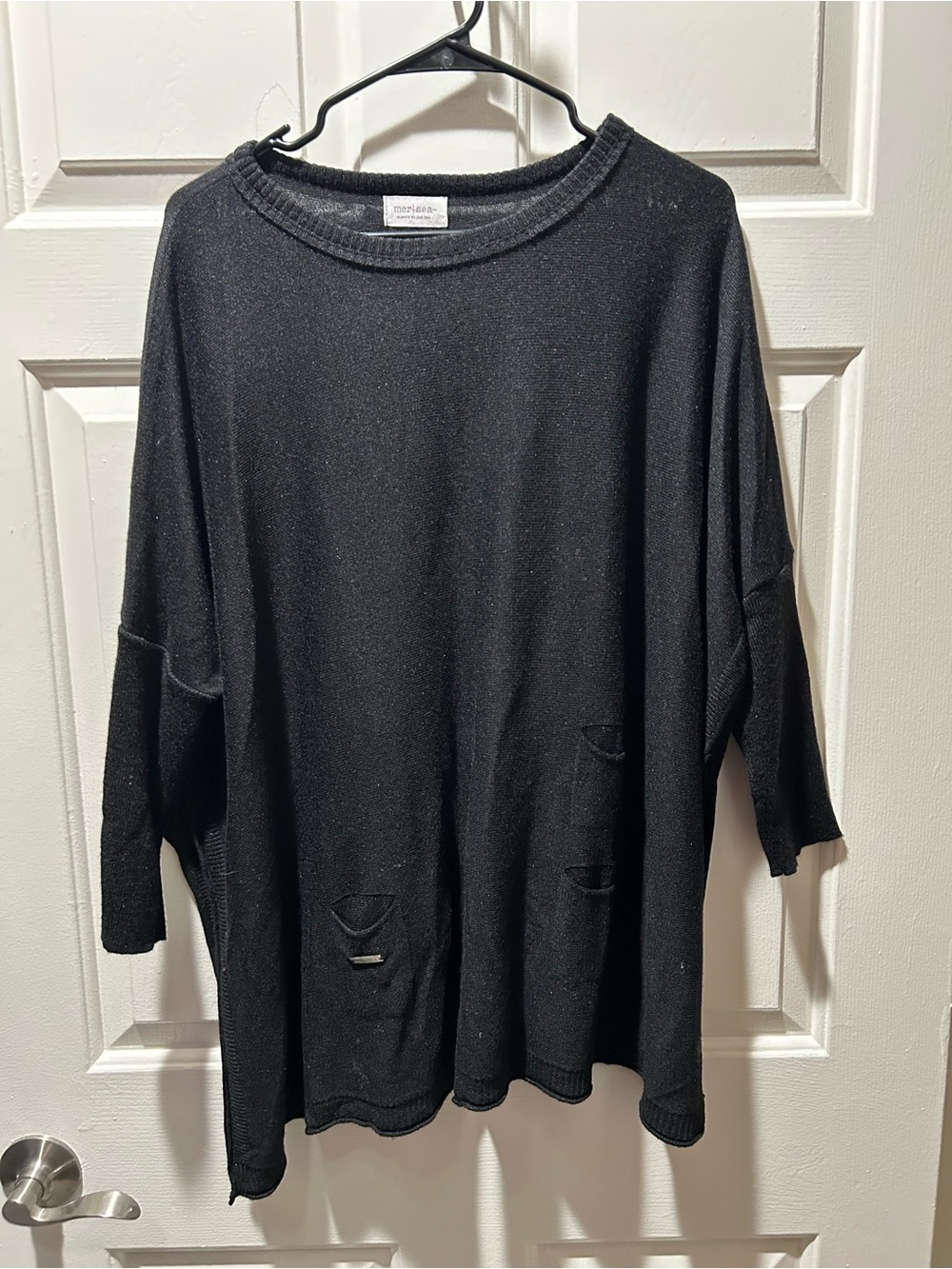 MERSEA Women’s Catalina Crewneck Knit Sweater One Size Fits All
